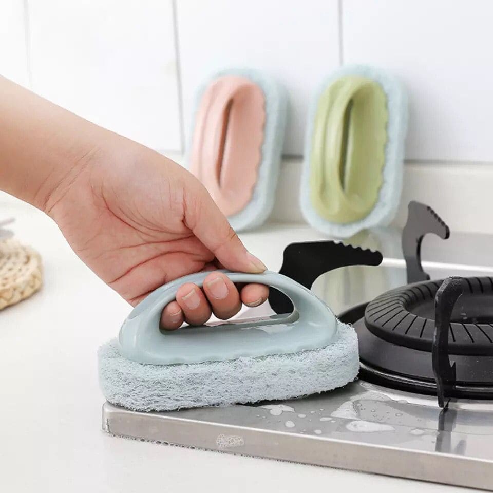 Plastic Cleaning Brush, Wall Sponge Brush, Strong Scouring Plastic Handle Washing Cleaning Brush, Strong Decontamination Bath Brush, Bathroom Kitchen Cleaning Brush Plastic Cleaning Brush, Wall Sponge Brush, Strong Scouring Plastic Handle Washing Cleaning Brush, Strong Decontamination Bath Brush, Bathroom Kitchen Cleaning Brush